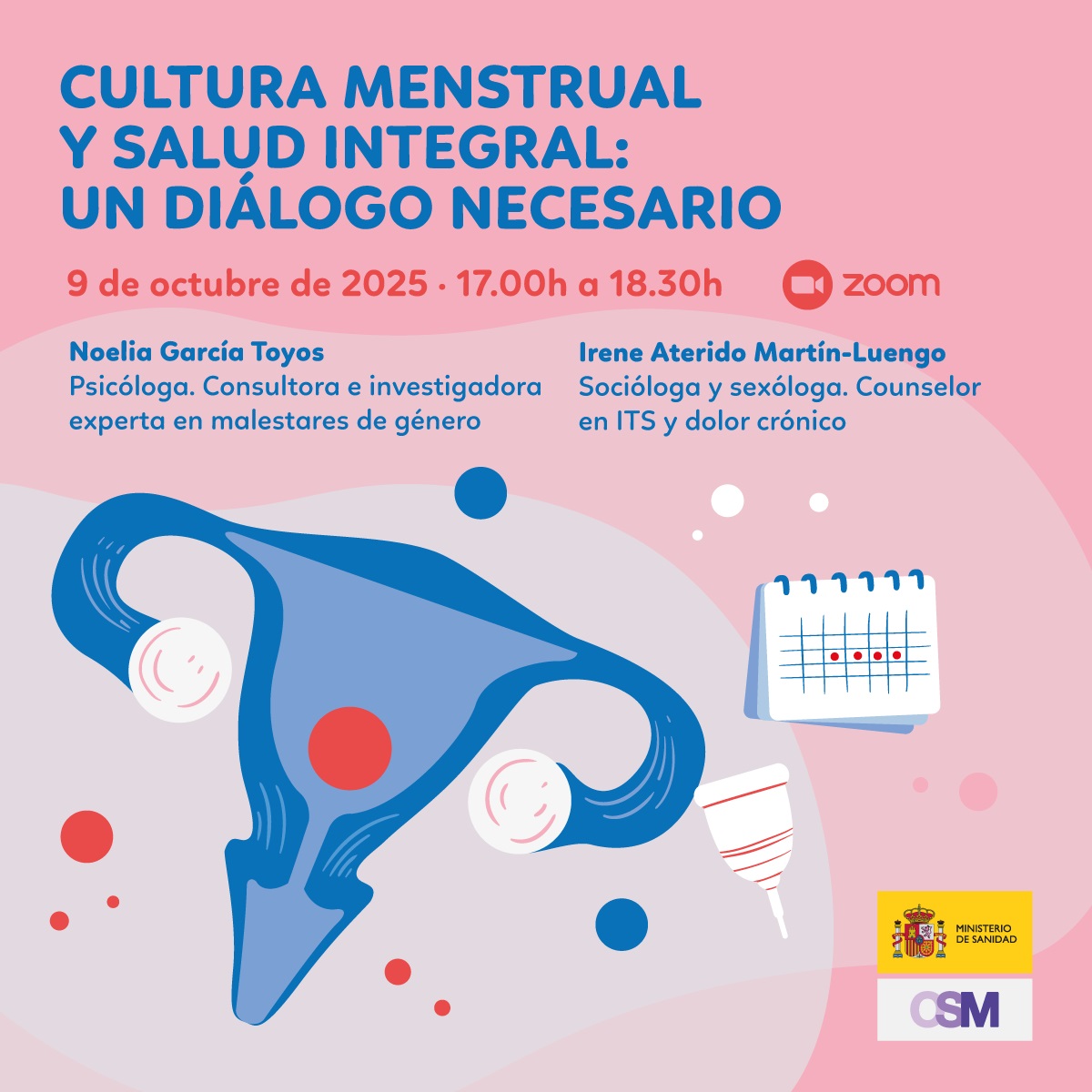 Imagen del seminario Cultura menstrual y salud integral: un diálogo necesario
